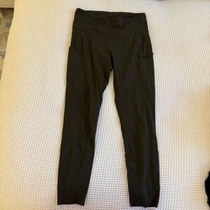 lululemon athletica Fast and Free 25” Olive Leggings